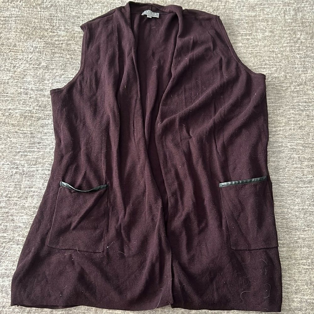 Purple cardigan 